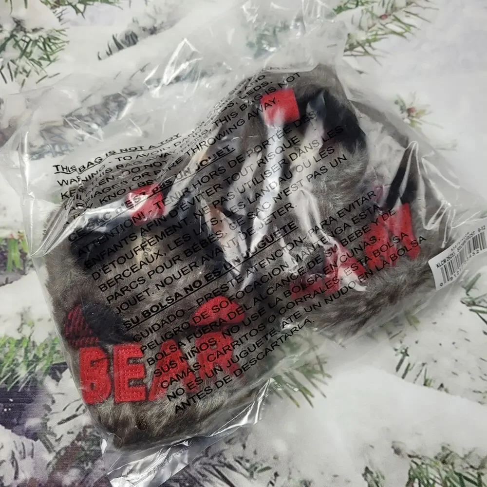 Dearforms Baby Bear Brown Frost Slippers size 9-12 months